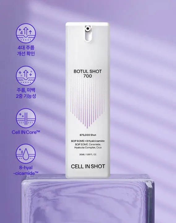 CELL IN SHOT BOTUL SHOT 700 BOP SOME Ceramide Hyalocta Complex Cica 30ml