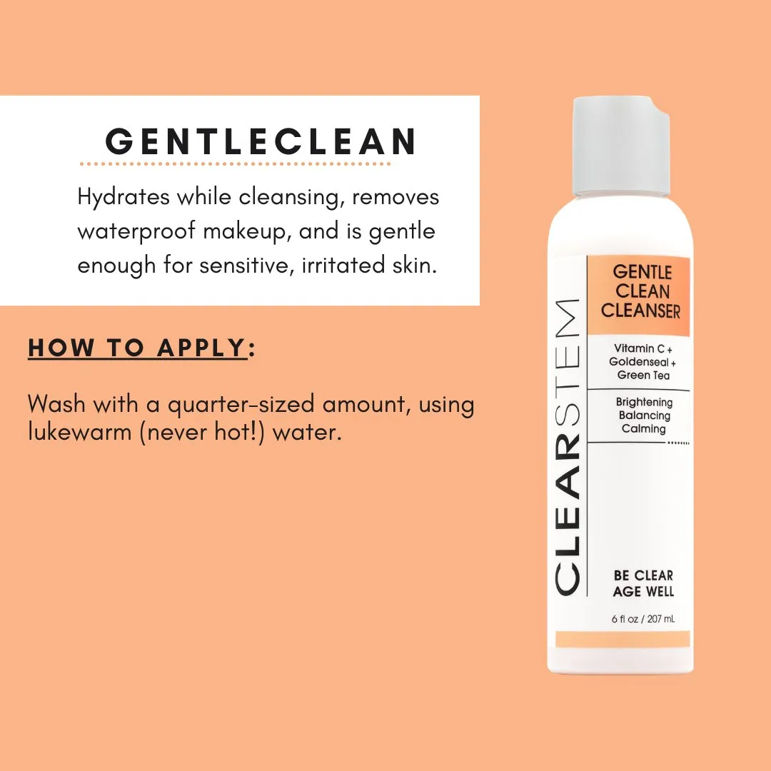 CLEARSTEM Skincare GENTLECLEAN™ - Vitamin Infused Calming Wash