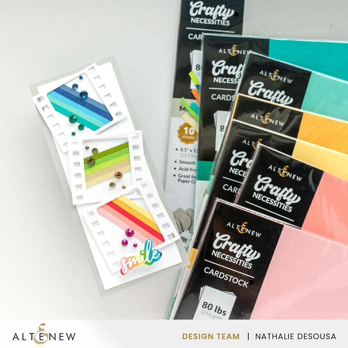 Crafty Necessities: Blush Cardstock (10 sheets/set)