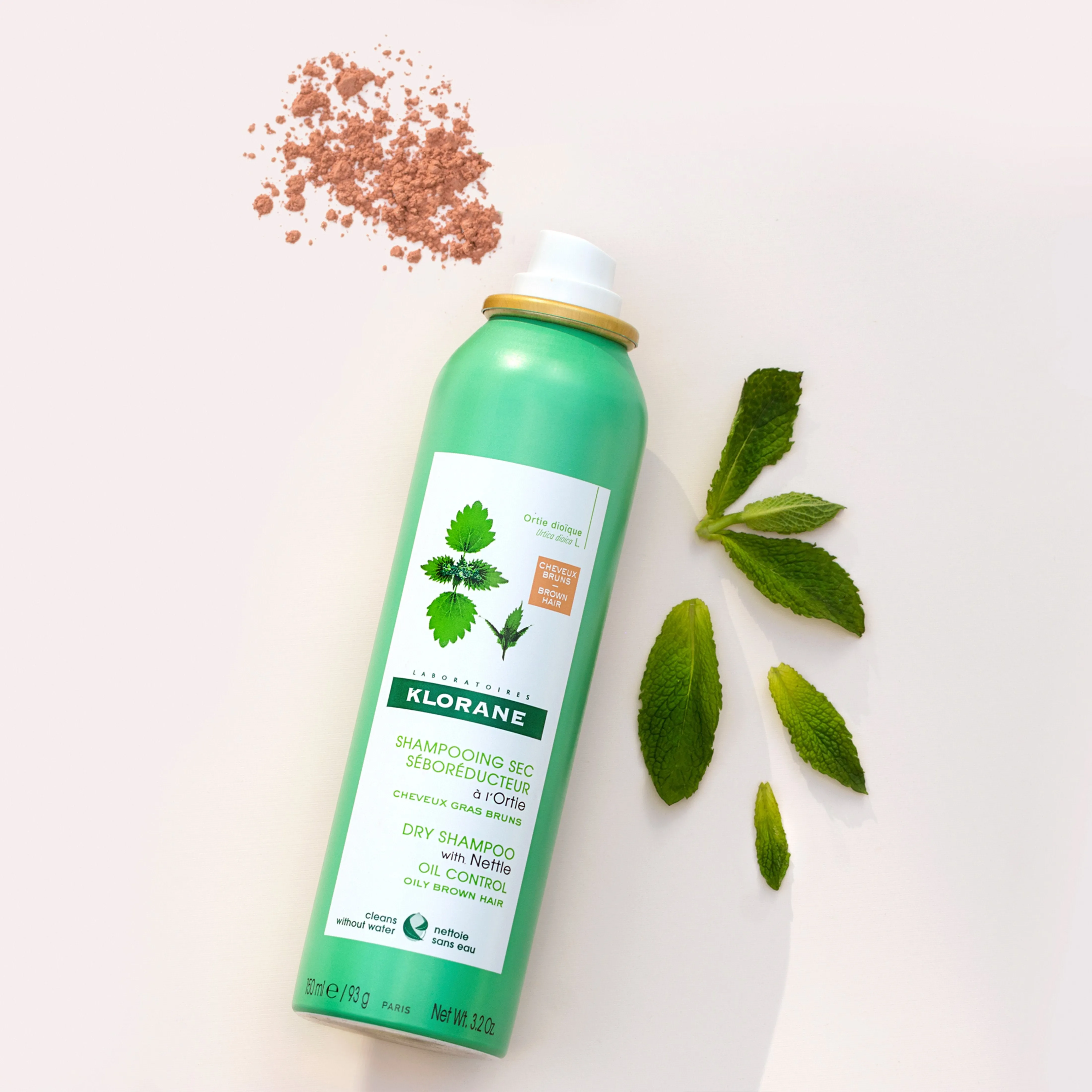 Dry Shampoo with Nettle - Dark hair