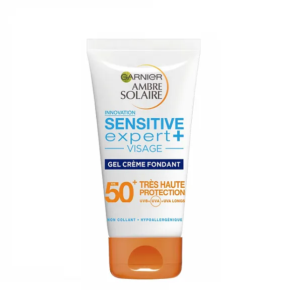 Garnier - Ambre Solaire Sensitive Expert Face Gel Cream SPF50 
