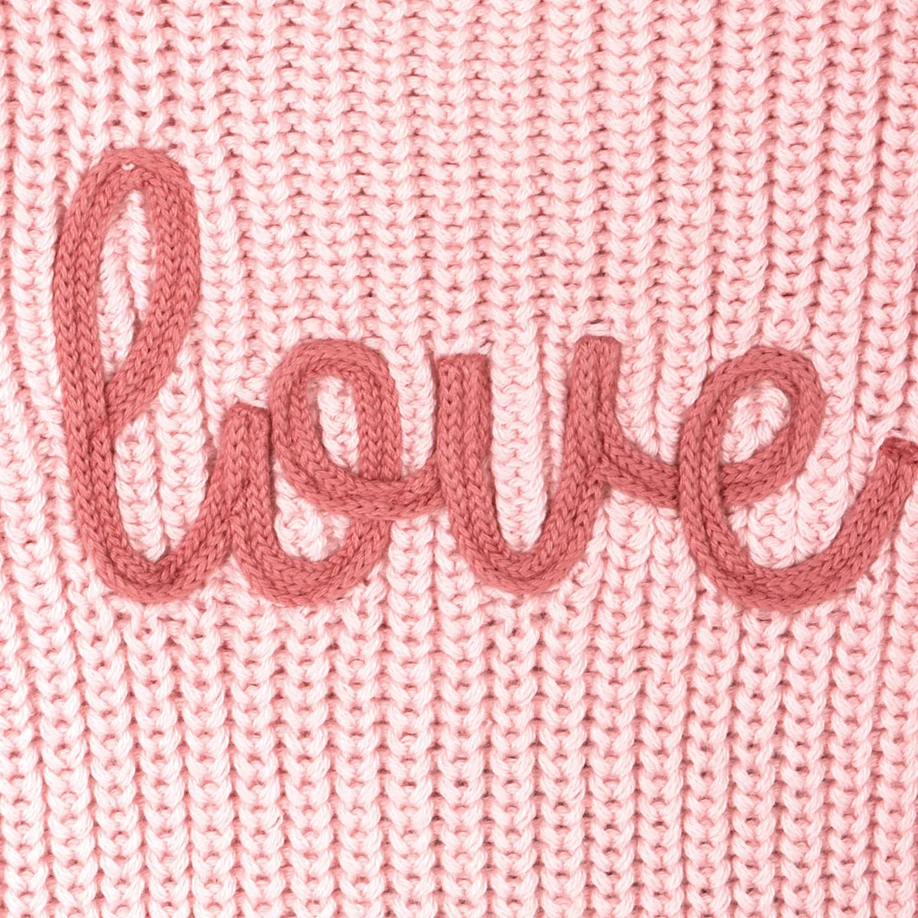 Love Chunky Knit Baby Sweater