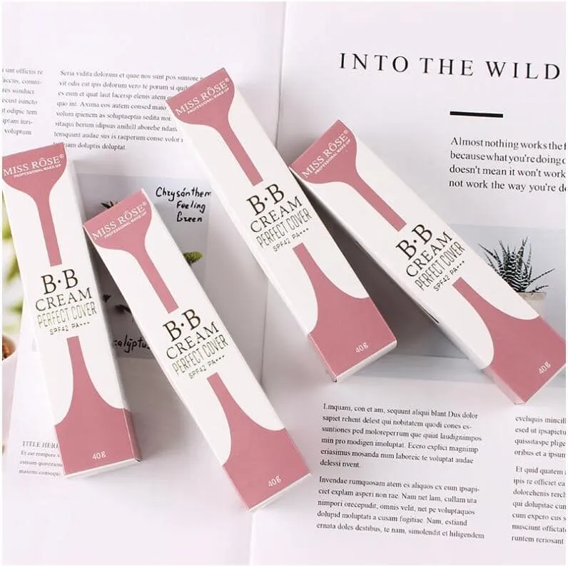 Miss Rose Perfect Coverage BB Cream Foundation Hide Dark Spots Cream