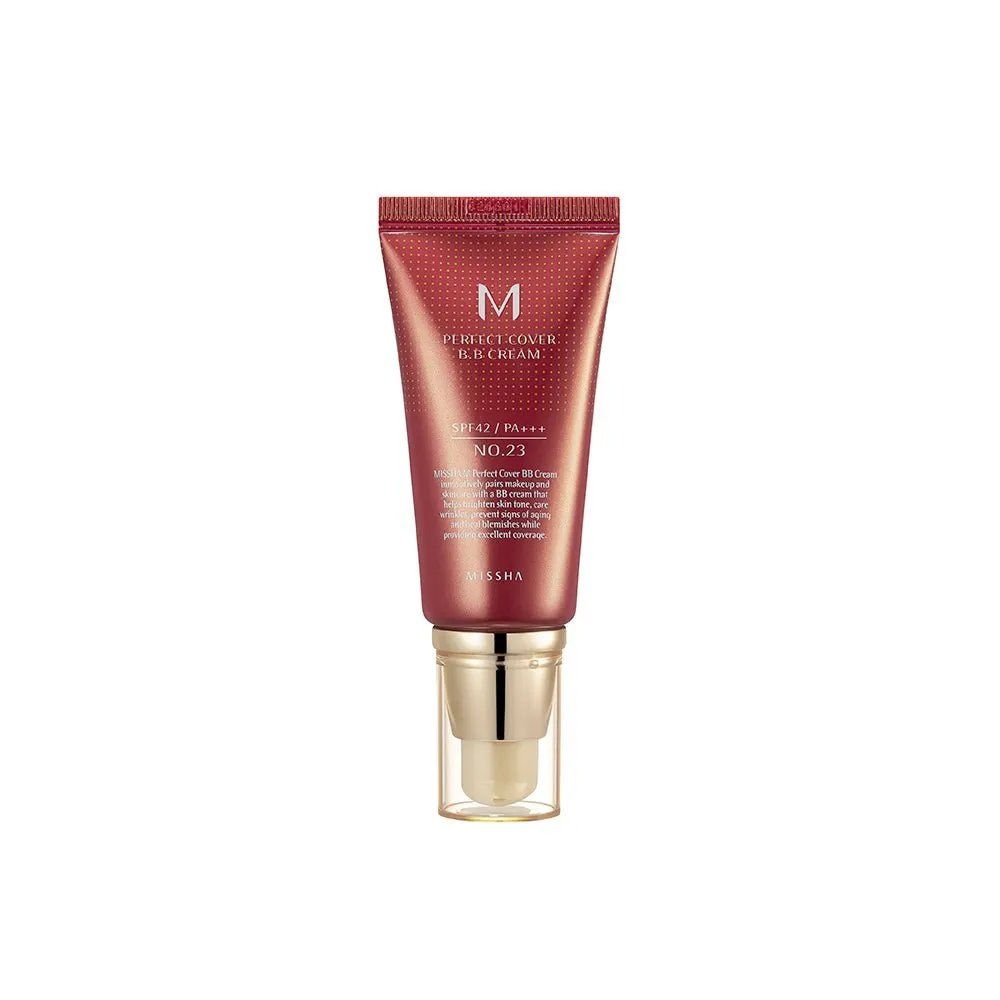 Missha BB Cream: M Perfect Cover BB Cream  SPF 42/PA     Tono N° 23