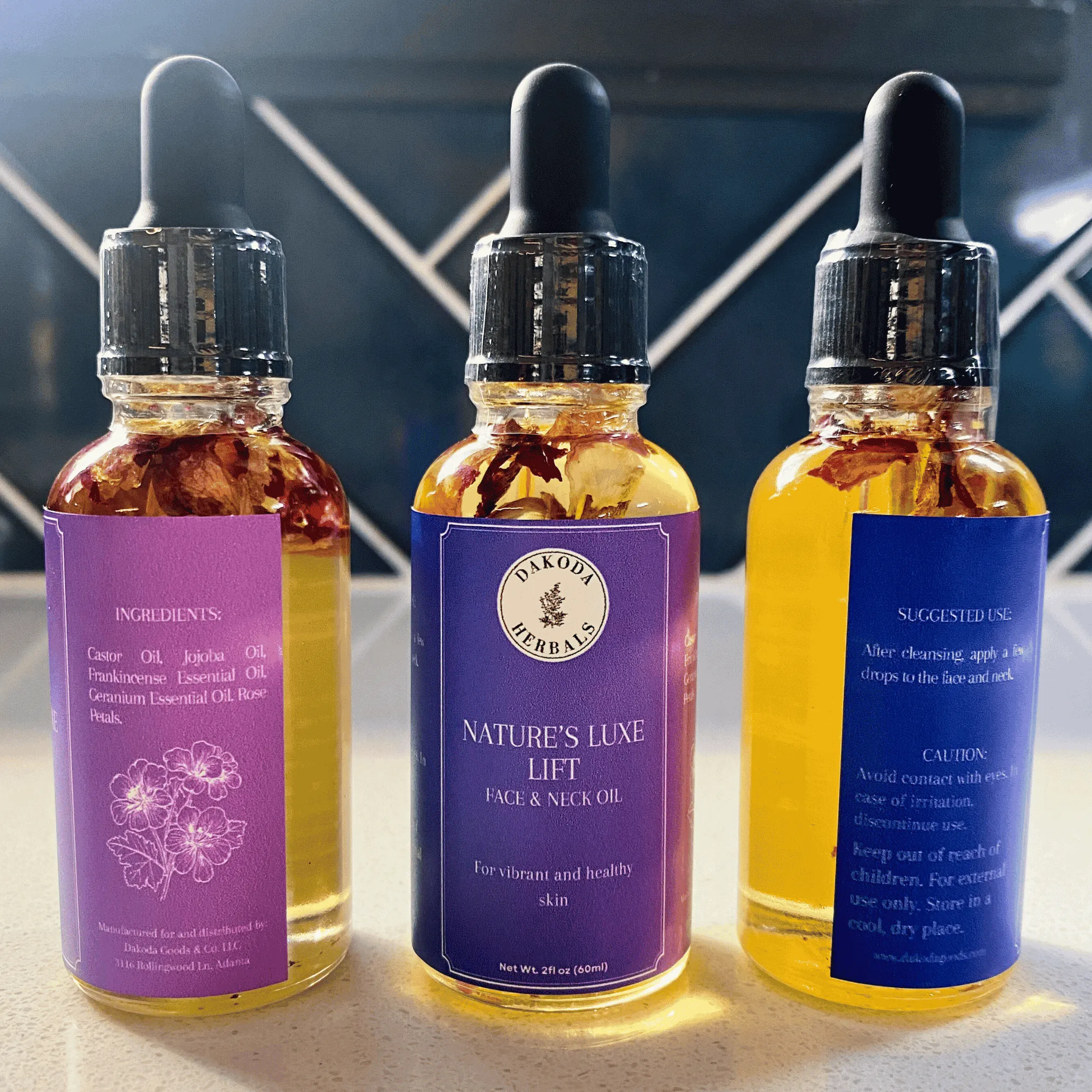 Nature’s Luxe Lift – Botanical Face & Neck Serum
