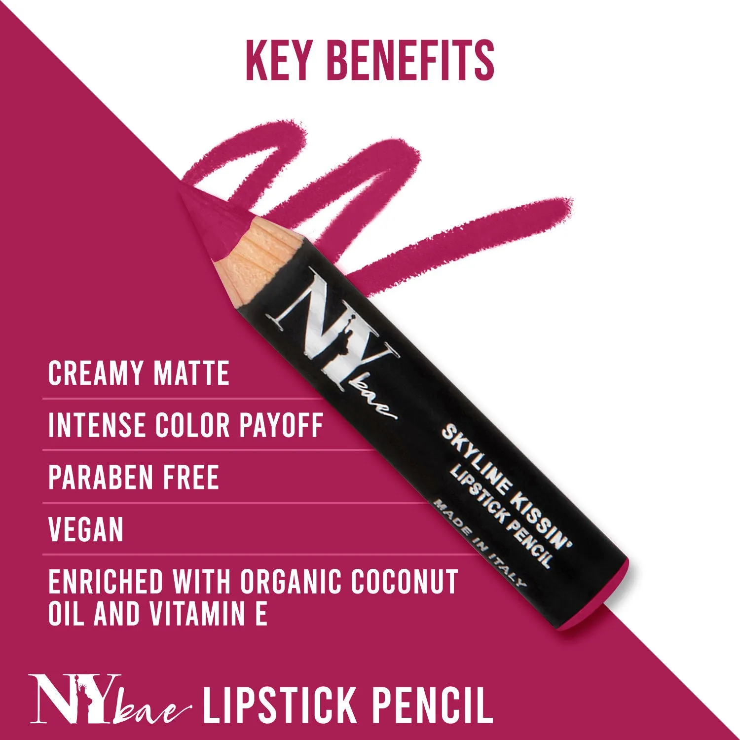 NY Bae Skyline Kissin' - Mini Lip Crayon Seagram Skyline Kissin' 14 (1.5g)