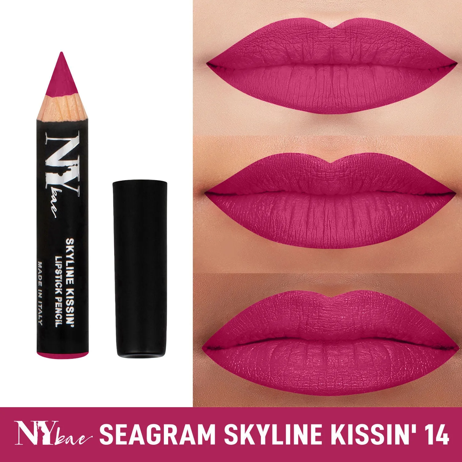 NY Bae Skyline Kissin' - Mini Lip Crayon Seagram Skyline Kissin' 14 (1.5g)