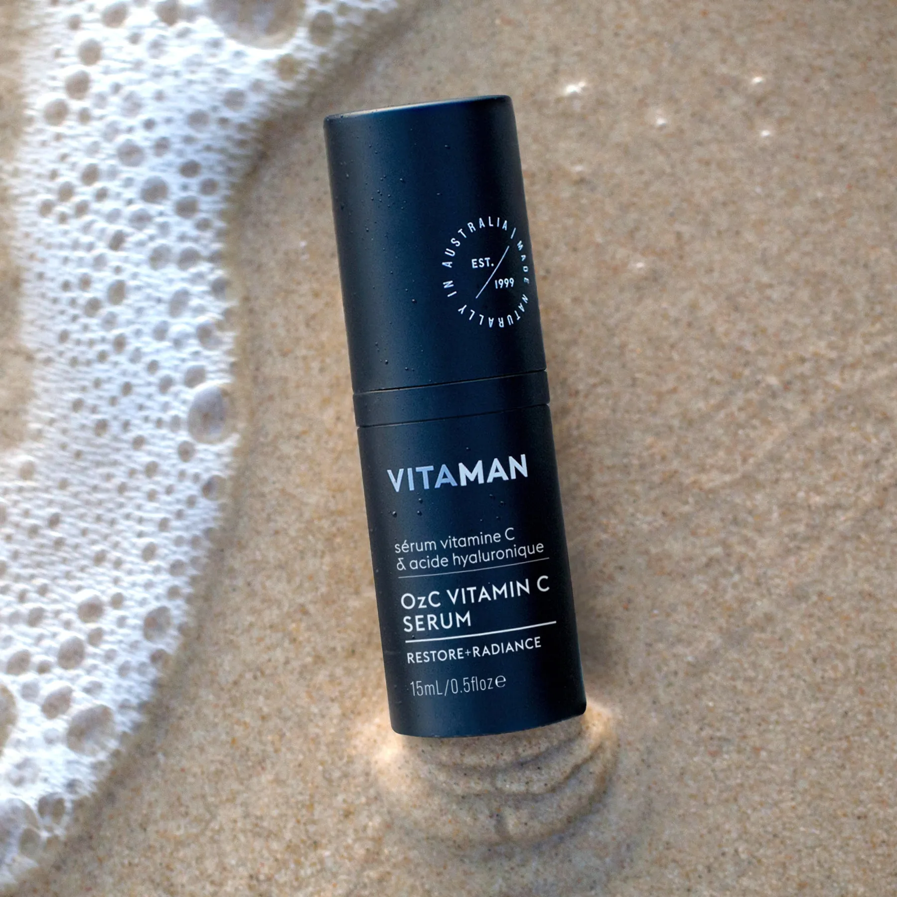 OzC Men's Vitamin C Serum - Brightens, Smooths & Revitalizes Skin (0.5 oz)