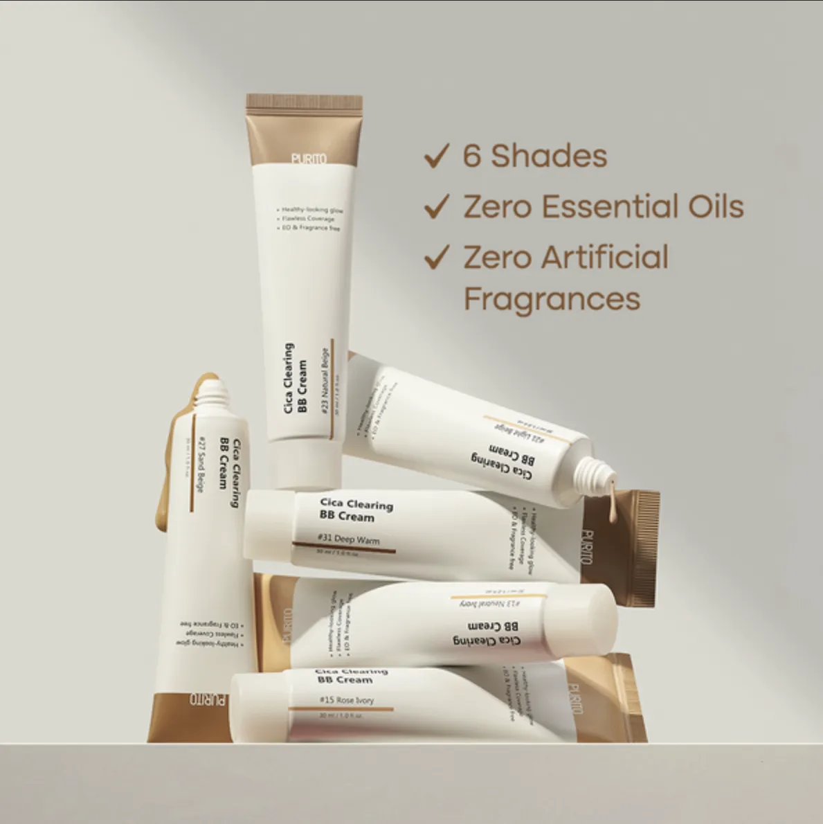 Purito Cica Clearing BB Cream - 2 colors available