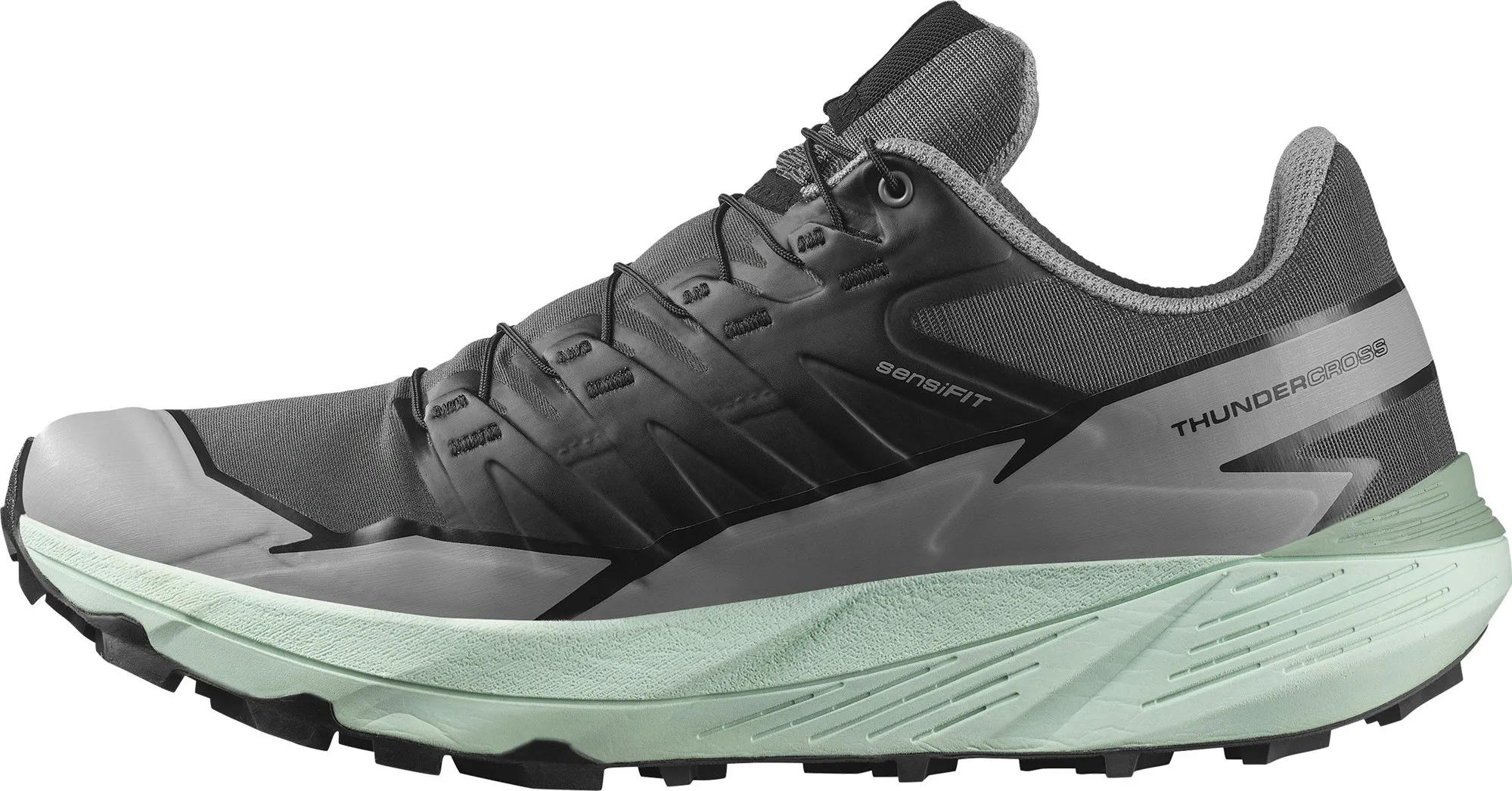Salomon Men&#x27;s Thundercross Asphalt/Sharkskin/Spray | Buy Salomon Men&#x27;s Thundercross Asphalt/Sharkskin/Spray here | Outnorth
