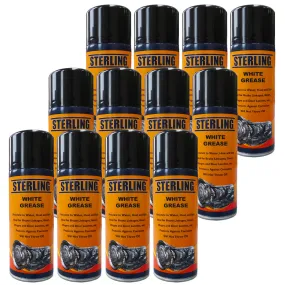 White Grease Spray 400ml - Box of 12 Cans